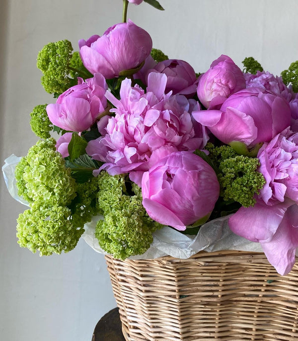 Peony Basket