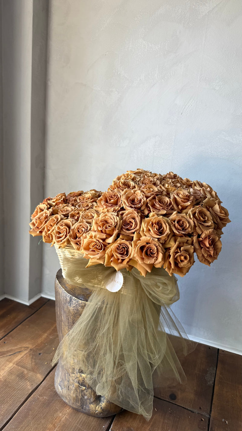 Baby Crib in Toffee