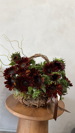 Chocolate Sunflower Basket