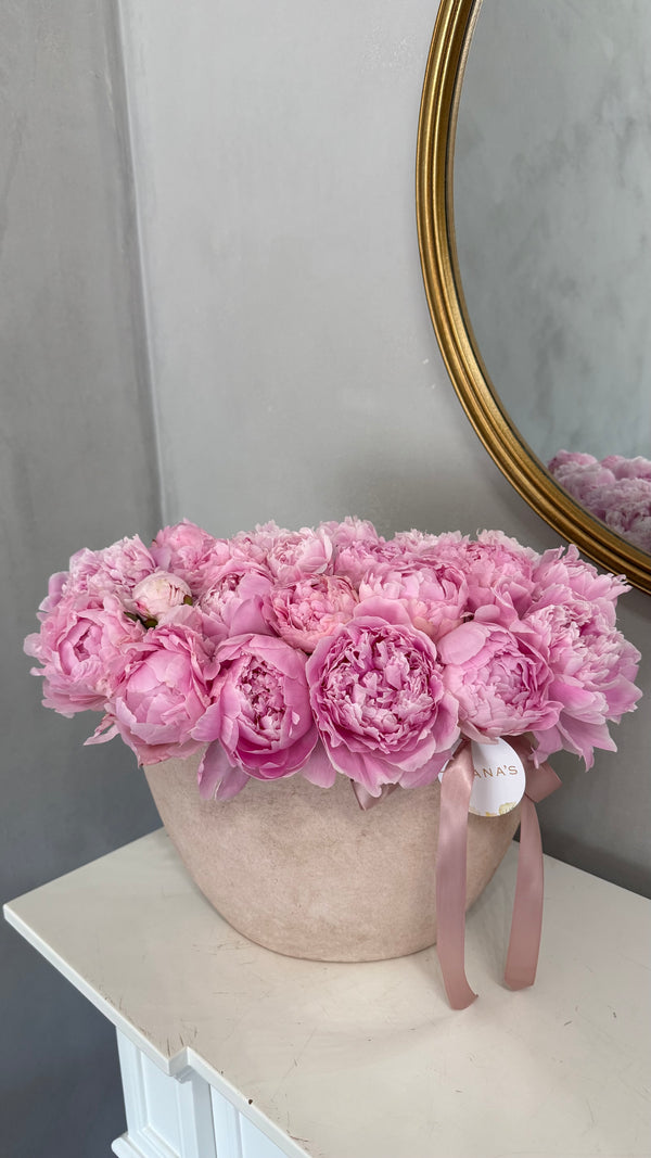 Pink Peony Vase